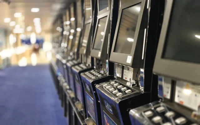Slot machines aboard MS Skåne